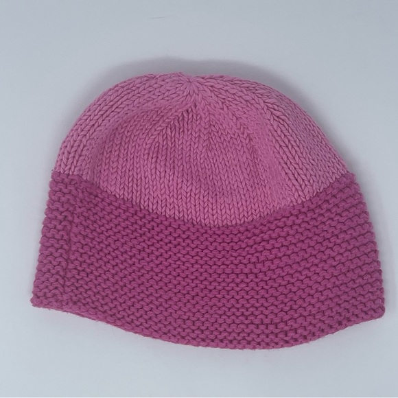 2H KNITS: Pink Knit Hat with Flower 🌸 Size: Kids Large - Picture 2 of 7